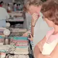 Browsing some sort of tat market, A Holiday in Los Christianos, Tenerife - 14th July 1985