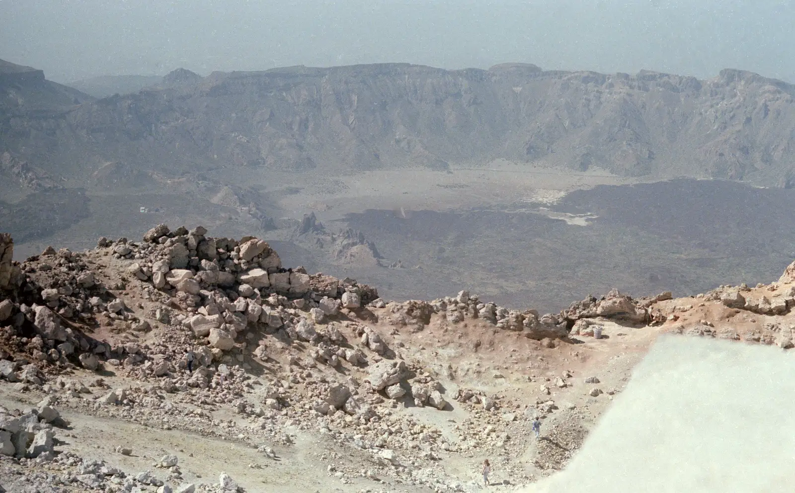 The view from the volcano top, 3,718 metres up, from A Holiday in Los Christianos, Tenerife - 14th July 1985