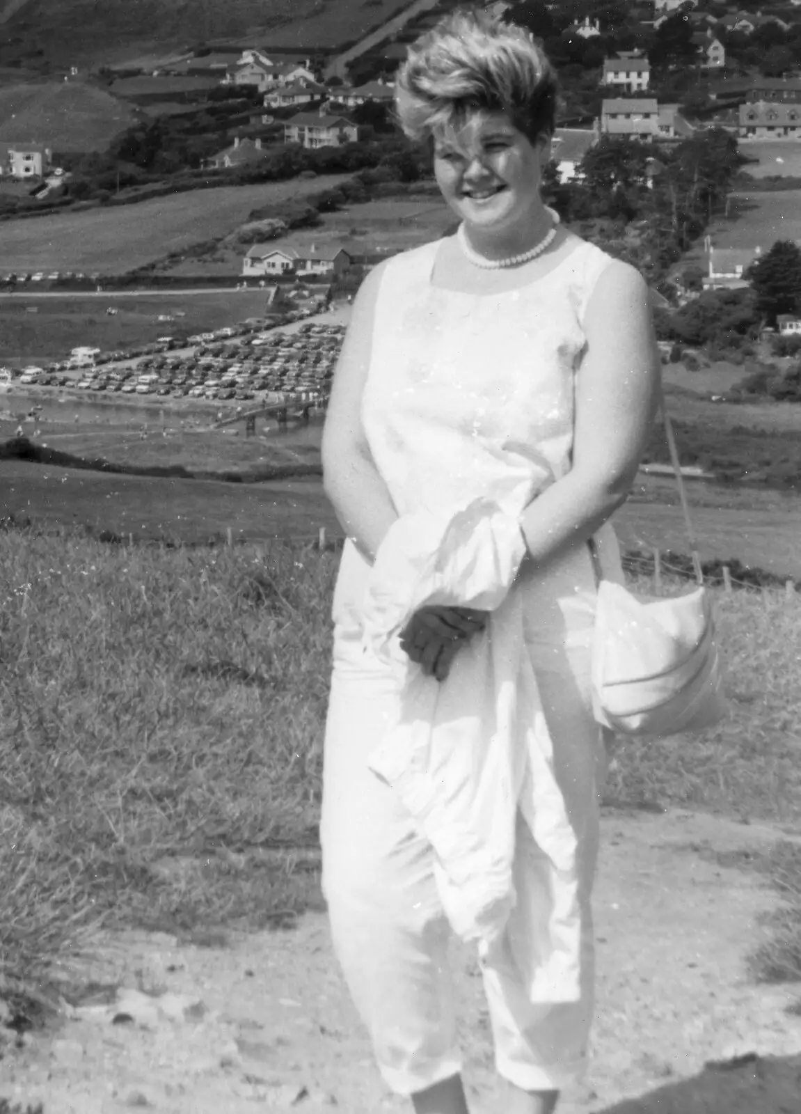 Carol again, from Phil's Birthday and Newlands Camping, Charmouth and Hordle, Dorset and Hampshire - 7th August 1985