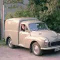 Jon's lovely little Morris Minor van outside Ford Cottage, The Last Day of Term, and Leaving New Milton, Hampshire - 18th September 1985