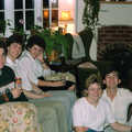 The gang in the lounge of Ford Cottage, The Last Day of Term, and Leaving New Milton, Hampshire - 18th September 1985