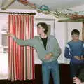 Keith Frost throws a dart in the pub, The Last Day of Term, and Leaving New Milton, Hampshire - 18th September 1985