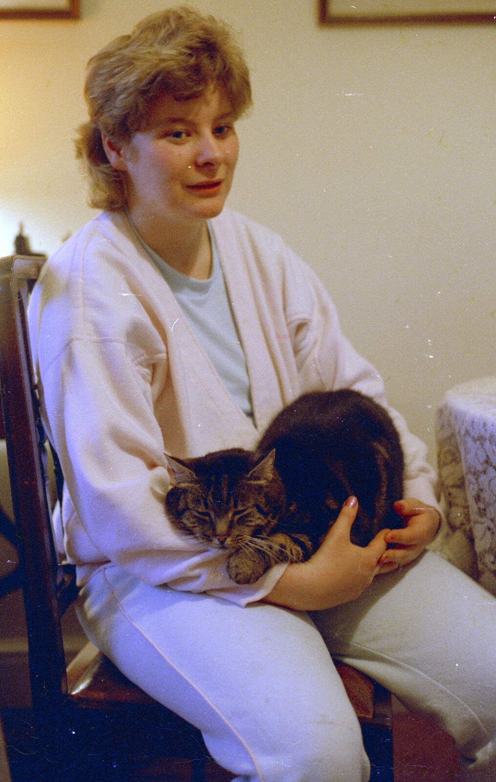 Anna with Florence from The Last Day of Term, and Leaving New Milton, Hampshire - 18th September 1985