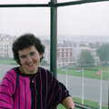 In the lantern room of Smeaton's tower, Uni: First Weeks At Polytechnic, Umbrellas and a Visit From Liz, Plymouth - 26th September 1985