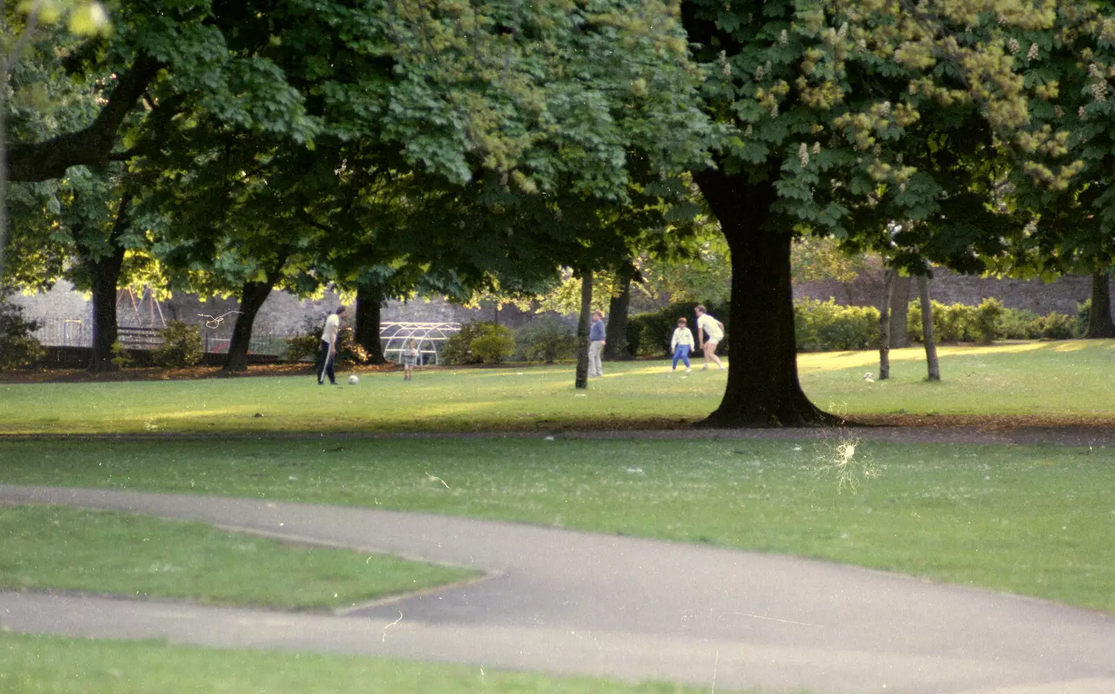 Beaumont Park, from Uni: A Central Park Fair and City Street Life, Plymouth - 20th October 1985