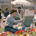 A mother and baby, Uni: A Central Park Fair and City Street Life, Plymouth - 20th October 1985