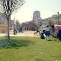 The view across Mayflower Street, looking down Armada Way, Uni: A Central Park Fair and City Street Life, Plymouth - 20th October 1985