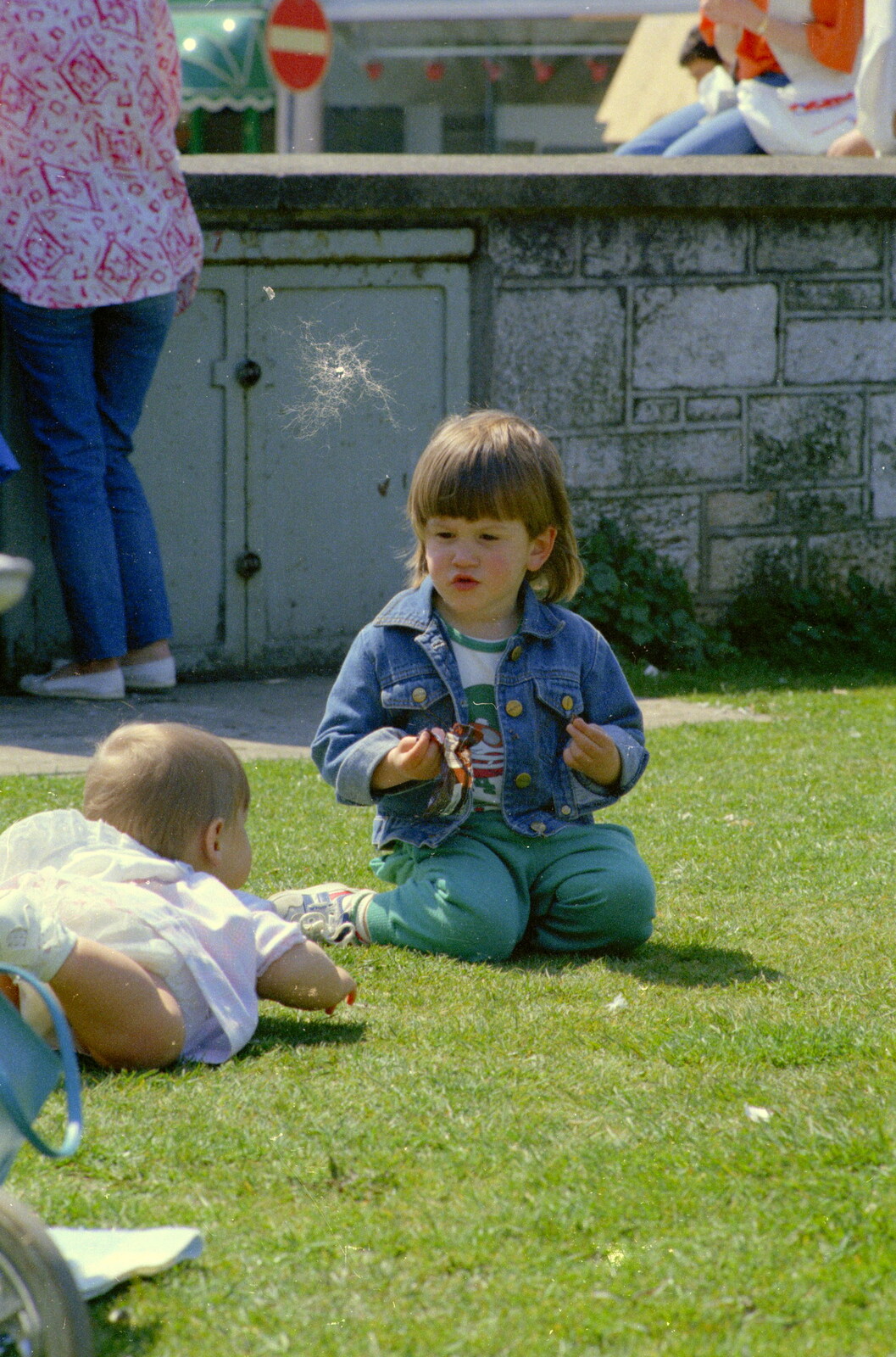 A Plymoid child from Uni: A Central Park Fair and City Street Life, Plymouth - 20th October 1985