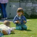 A Plymoid child, Uni: A Central Park Fair and City Street Life, Plymouth - 20th October 1985