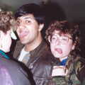 Frank and Barbera, from Psychology, Uni: The Fly Christmas Party and BABS Panto, Plymouth Polytechnic, Devon - December 11th 1985