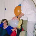 Balloon action, Uni: BABS Christmas Ball and a Beaumont Street Party, Plymouth - 16th December 1985