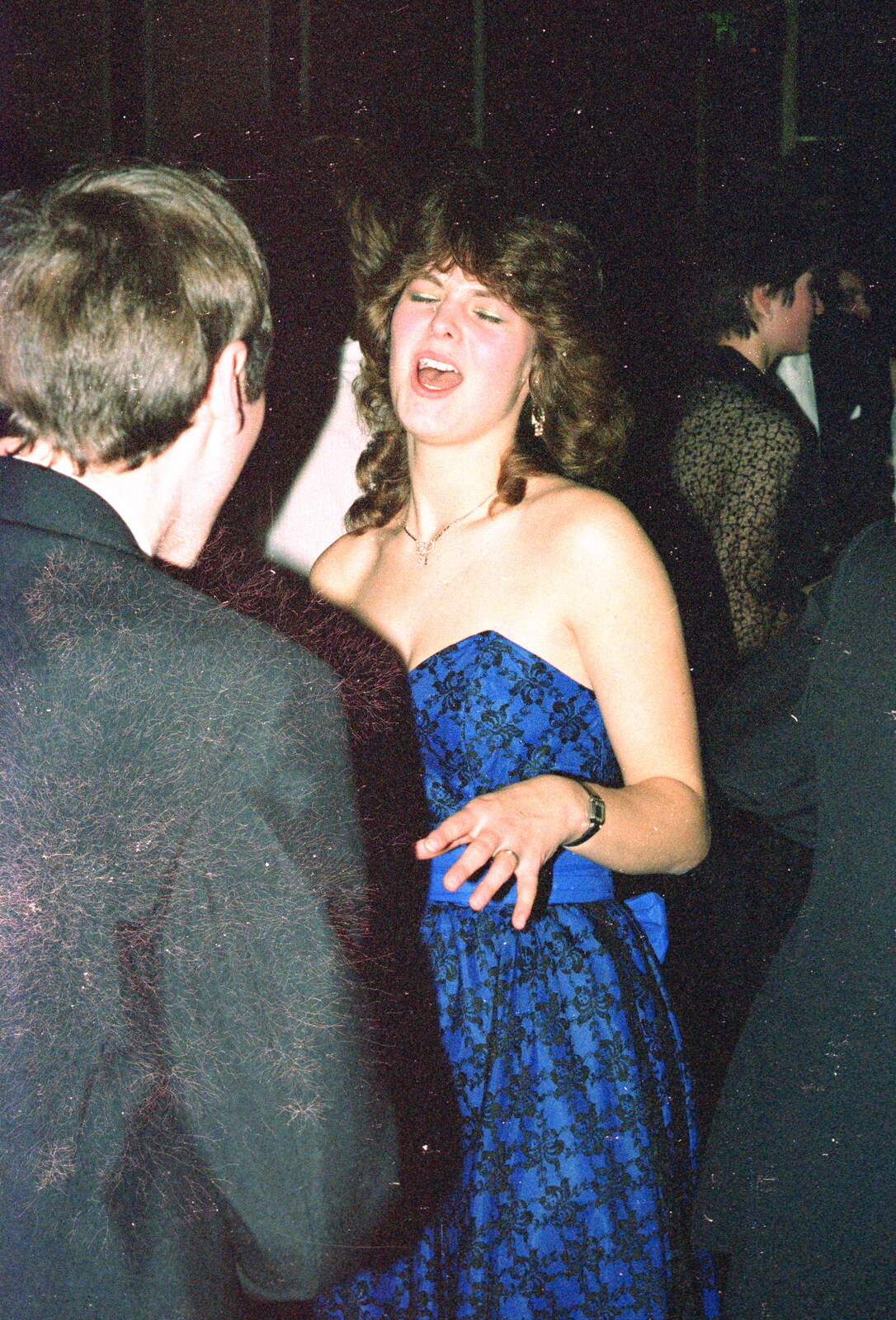 Sue Bayliss gets in the zone from Uni: BABS Christmas Ball and a Beaumont Street Party, Plymouth - 16th December 1985
