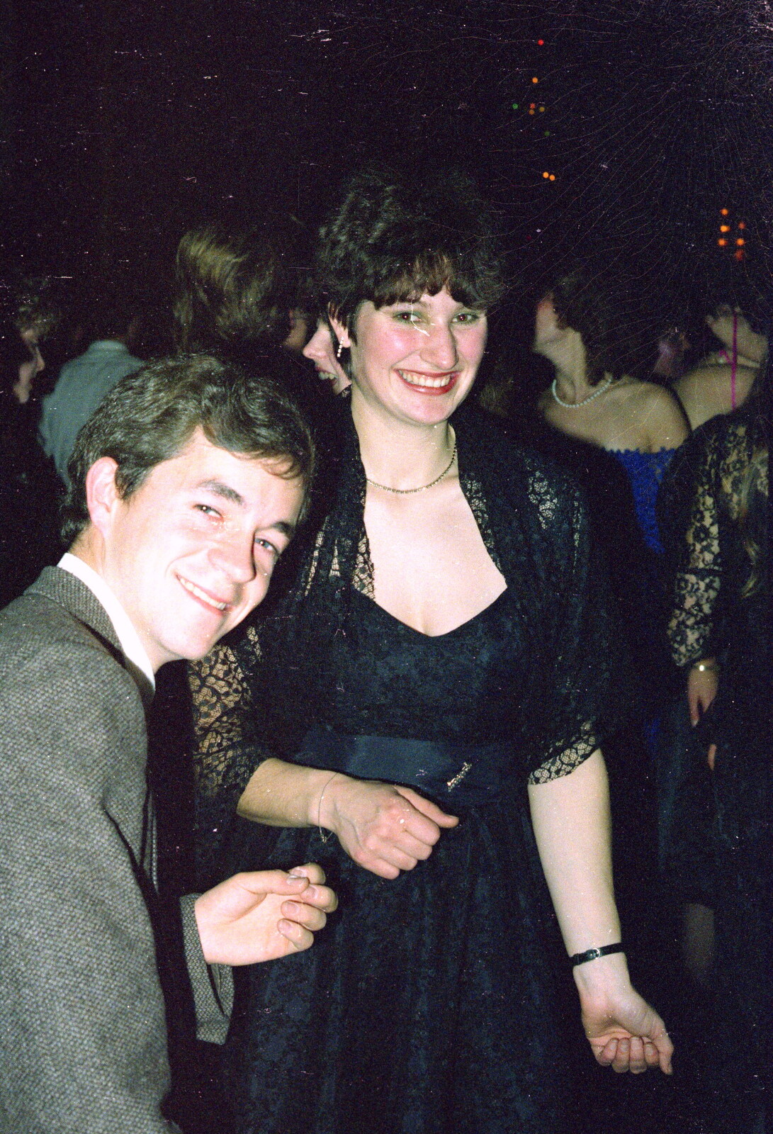 Andy Grove and Angela Crann from Uni: BABS Christmas Ball and a Beaumont Street Party, Plymouth - 16th December 1985