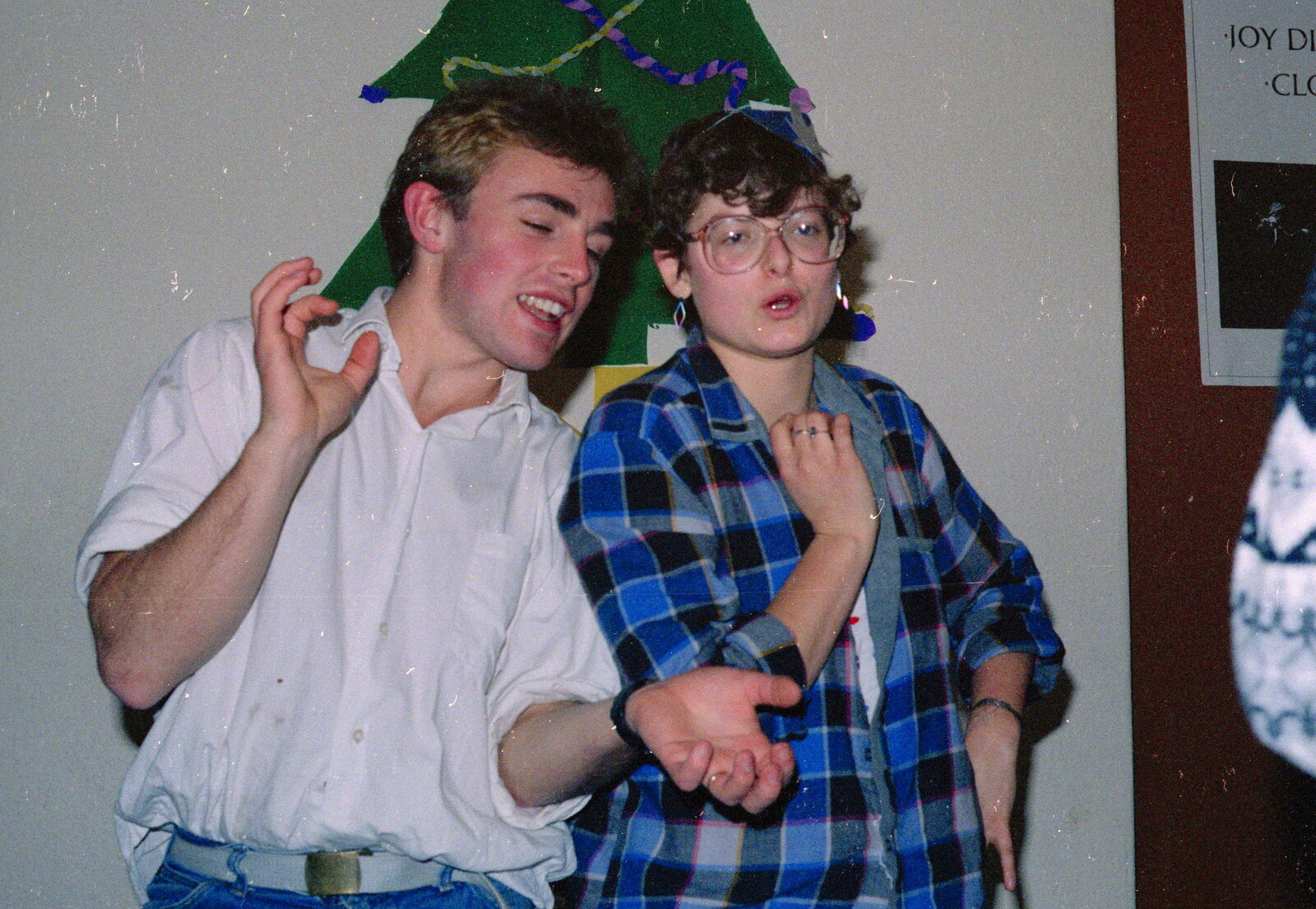Some singing from Uni: BABS Christmas Ball and a Beaumont Street Party, Plymouth - 16th December 1985