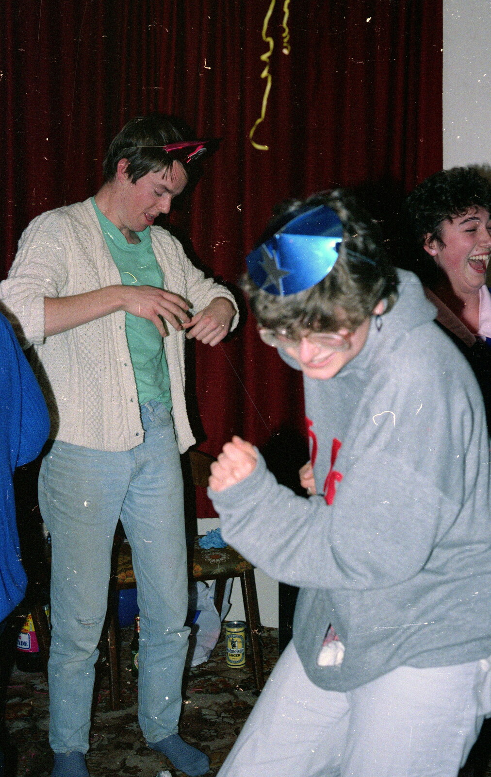 More crazy dancing from Uni: BABS Christmas Ball and a Beaumont Street Party, Plymouth - 16th December 1985