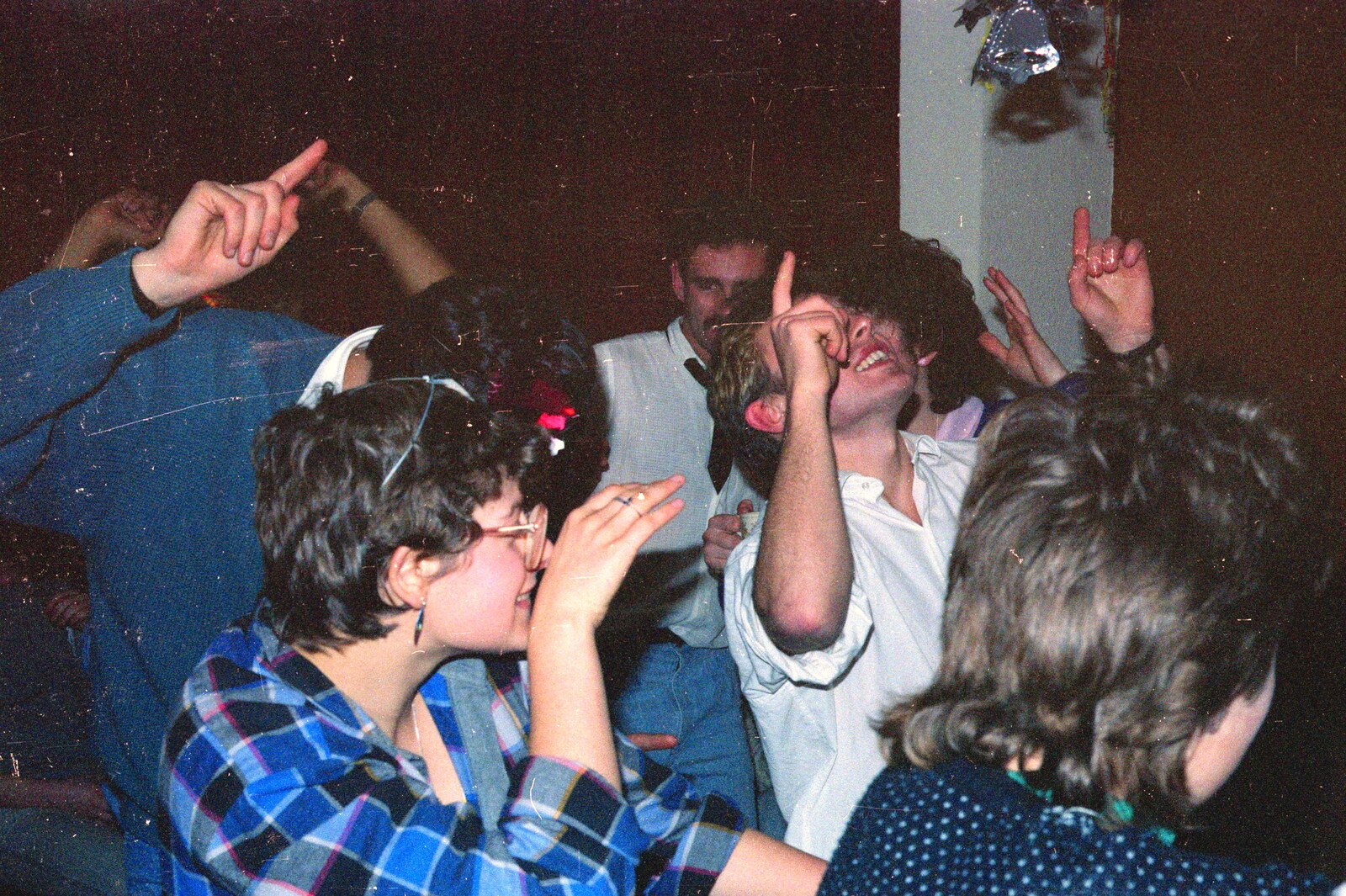 Some intense dancing from Uni: BABS Christmas Ball and a Beaumont Street Party, Plymouth - 16th December 1985