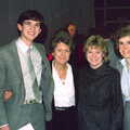 Phil, Anna and their mothers, Brockenhurst College Presentation and Christmas, Hampshire - 19th December 1985