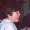 Sis finds something amusing, Ford Cottage Pre-Christmas, Barton on Sea, Hampshire - 19th December 1985