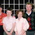 A family photo, Christmas in Macclesfield and Wetherby, Cheshire  and Yorkshire - 25th December 1985