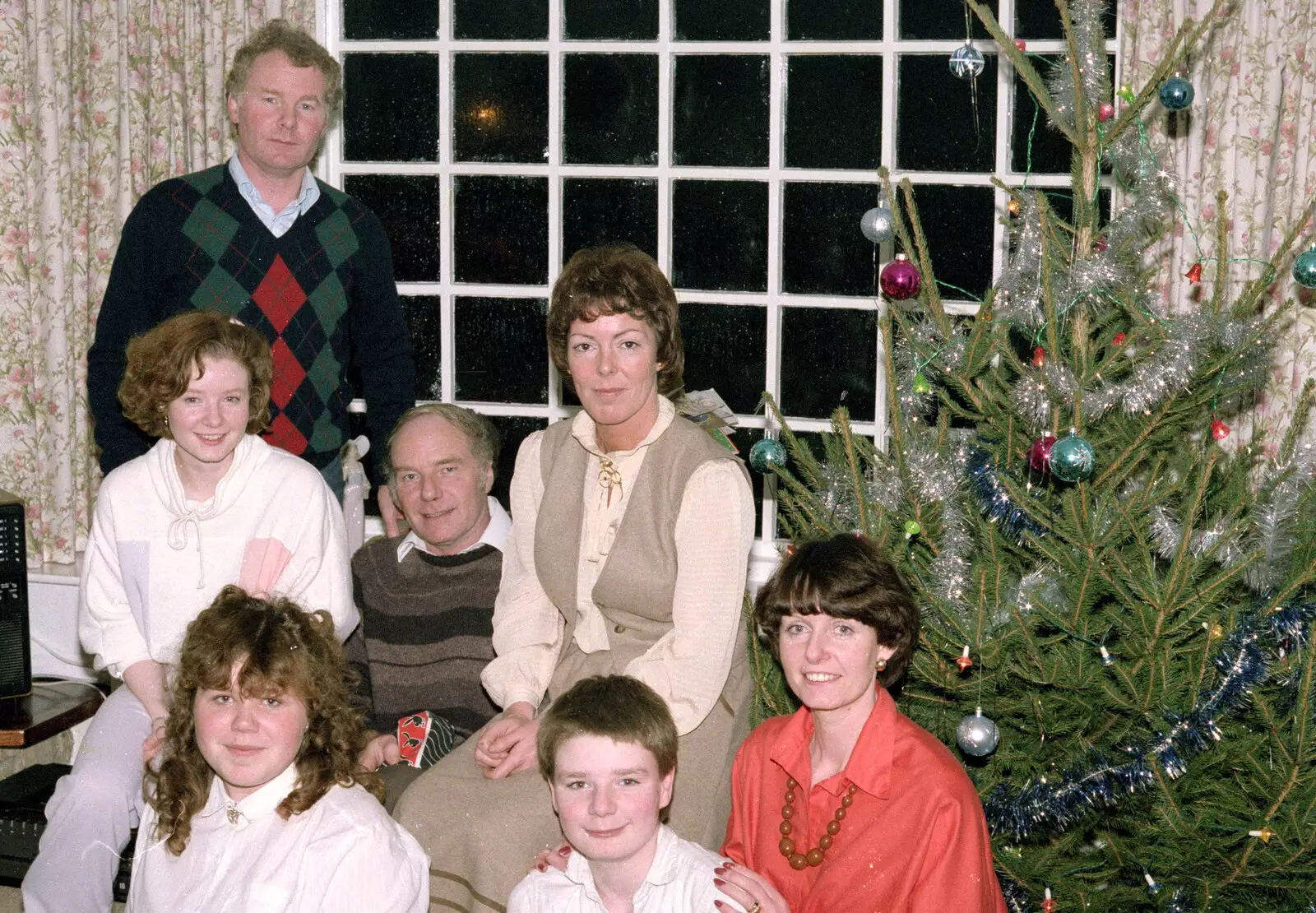 More family, from Christmas in Macclesfield and Wetherby, Cheshire  and Yorkshire - 25th December 1985