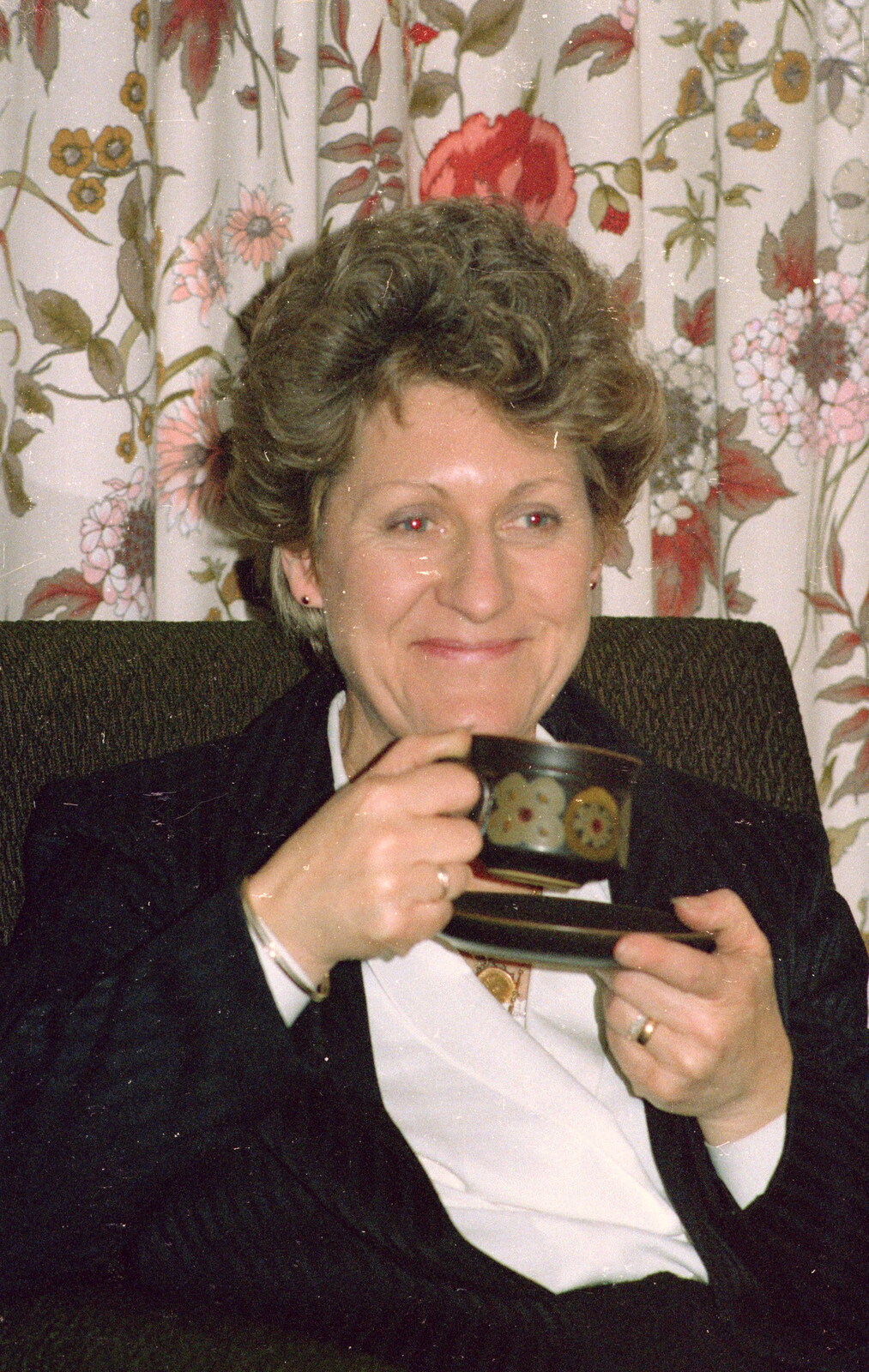 Anna's mother from New Year's Eve at Anna's, Walkford, Dorset - 31st December 1985
