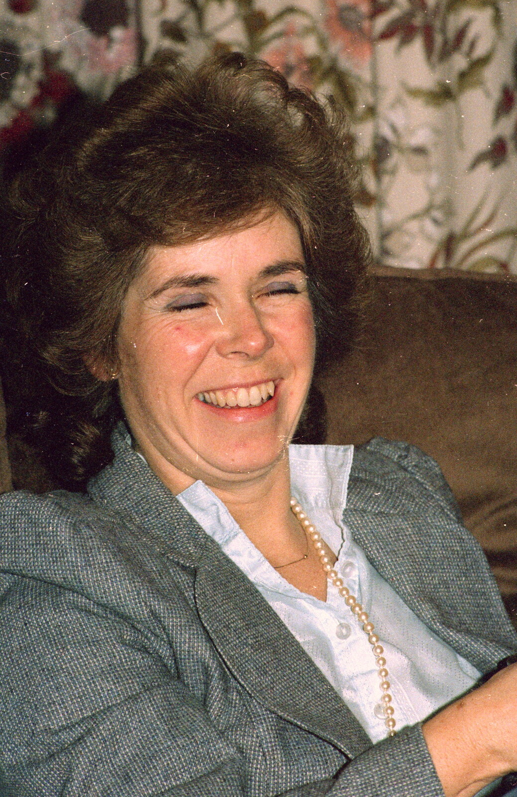 Bernice from New Year's Eve at Anna's, Walkford, Dorset - 31st December 1985