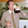Communal homebrew, New Year's Eve at Anna's, Walkford, Dorset - 31st December 1985