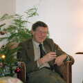 Brian has a drink, New Year's Eve at Anna's, Walkford, Dorset - 31st December 1985