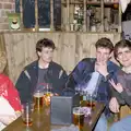 Mark and Grant in the James Street Vaults, Uni: PPSU Sabbatical Election Hustings, Plymouth - 28th January 1986