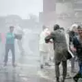 All-out flour war, Uni: The Jazz RAG Hit Squad, Plymouth Polytechnic, Devon - 8th February 1986