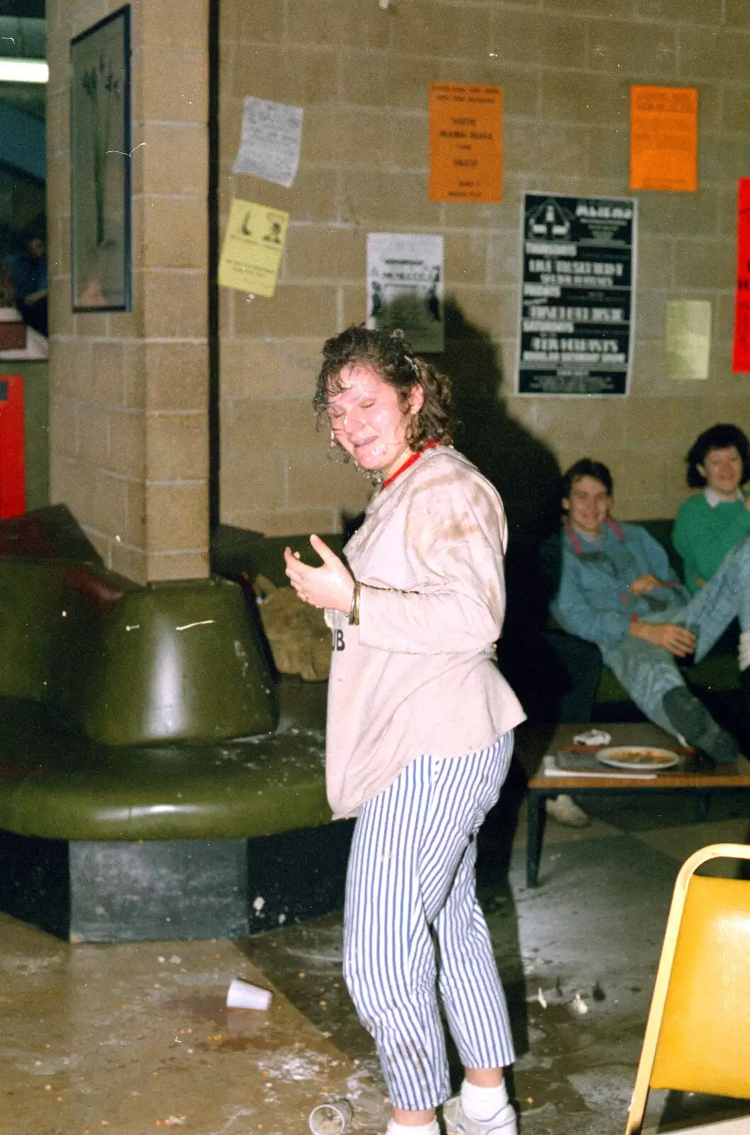 This one got off lightly, from Uni: The Jazz RAG Hit Squad, Plymouth Polytechnic, Devon - 8th February 1986