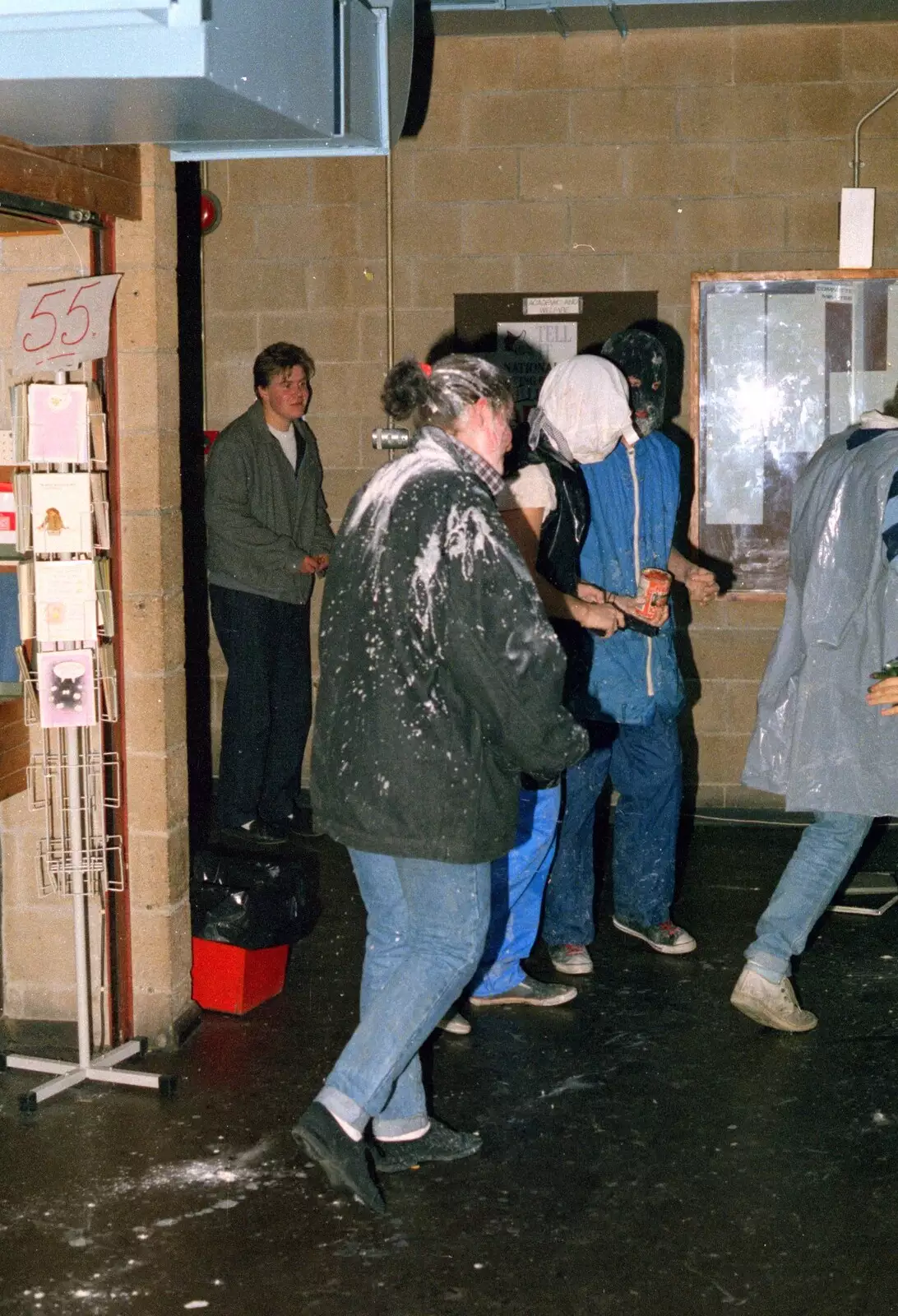 The victim wanders off, from Uni: The Jazz RAG Hit Squad, Plymouth Polytechnic, Devon - 8th February 1986