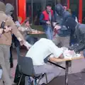 A lunchtime victim, Uni: The Jazz RAG Hit Squad, Plymouth Polytechnic, Devon - 8th February 1986