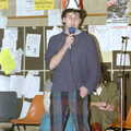 Ian Dunwoody, with a 'VD' hat on, Uni: PPSU Sabbatical Election Hustings, Plymouth - 10th February 1986