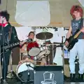 A punk band on stage, Uni: The PPSU "Jazz" RAG Review and Charity Auction, Plymouth, Devon - 10th February 1986