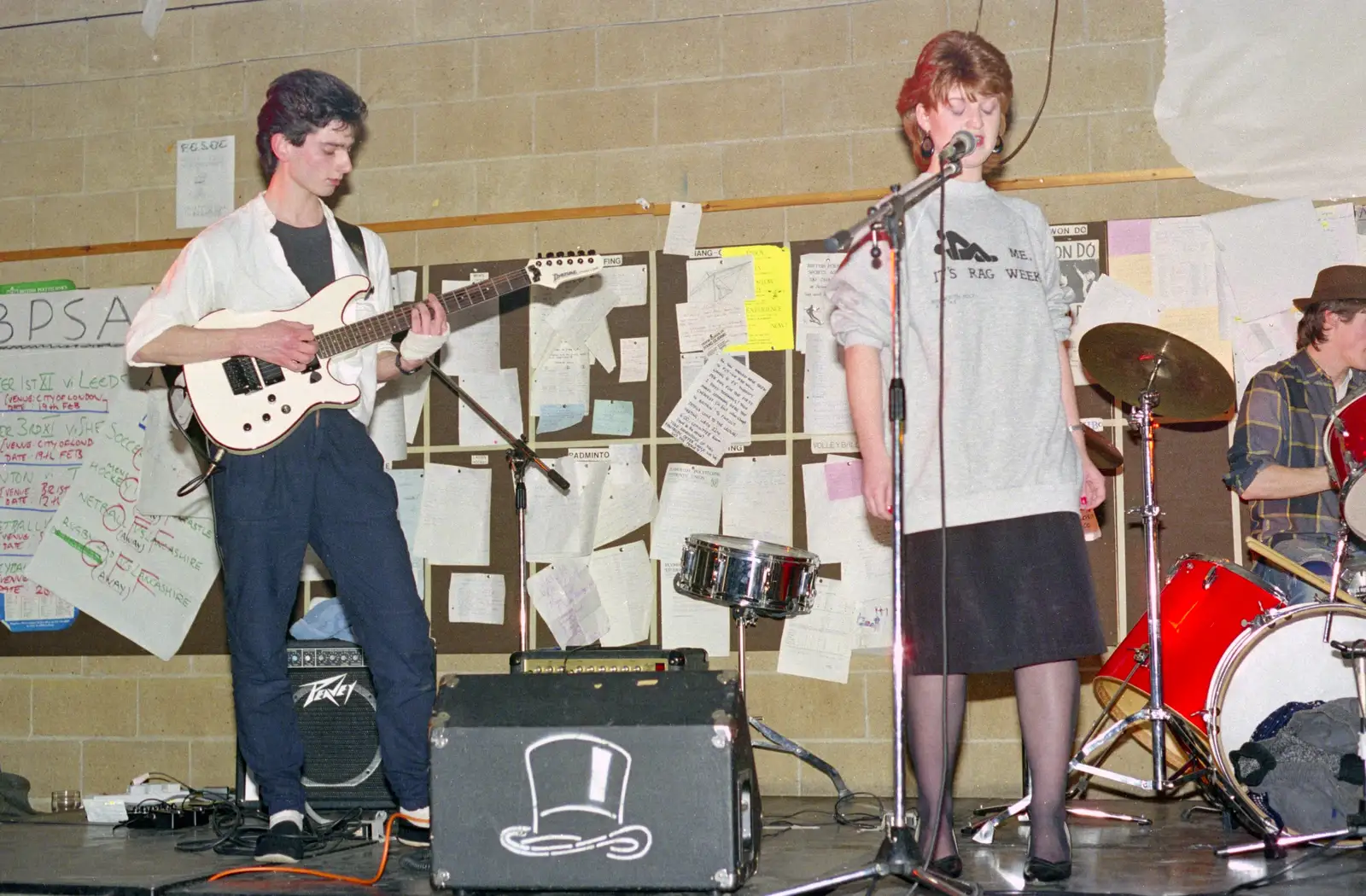 Guitar action, from Uni: The PPSU "Jazz" RAG Review and Charity Auction, Plymouth, Devon - 10th February 1986