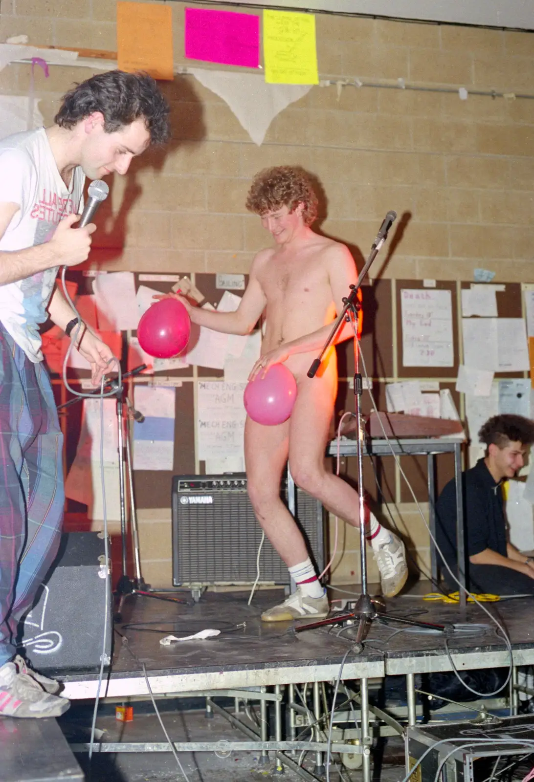 There's a naked balloon dance on stage, from Uni: The PPSU "Jazz" RAG Review and Charity Auction, Plymouth, Devon - 10th February 1986