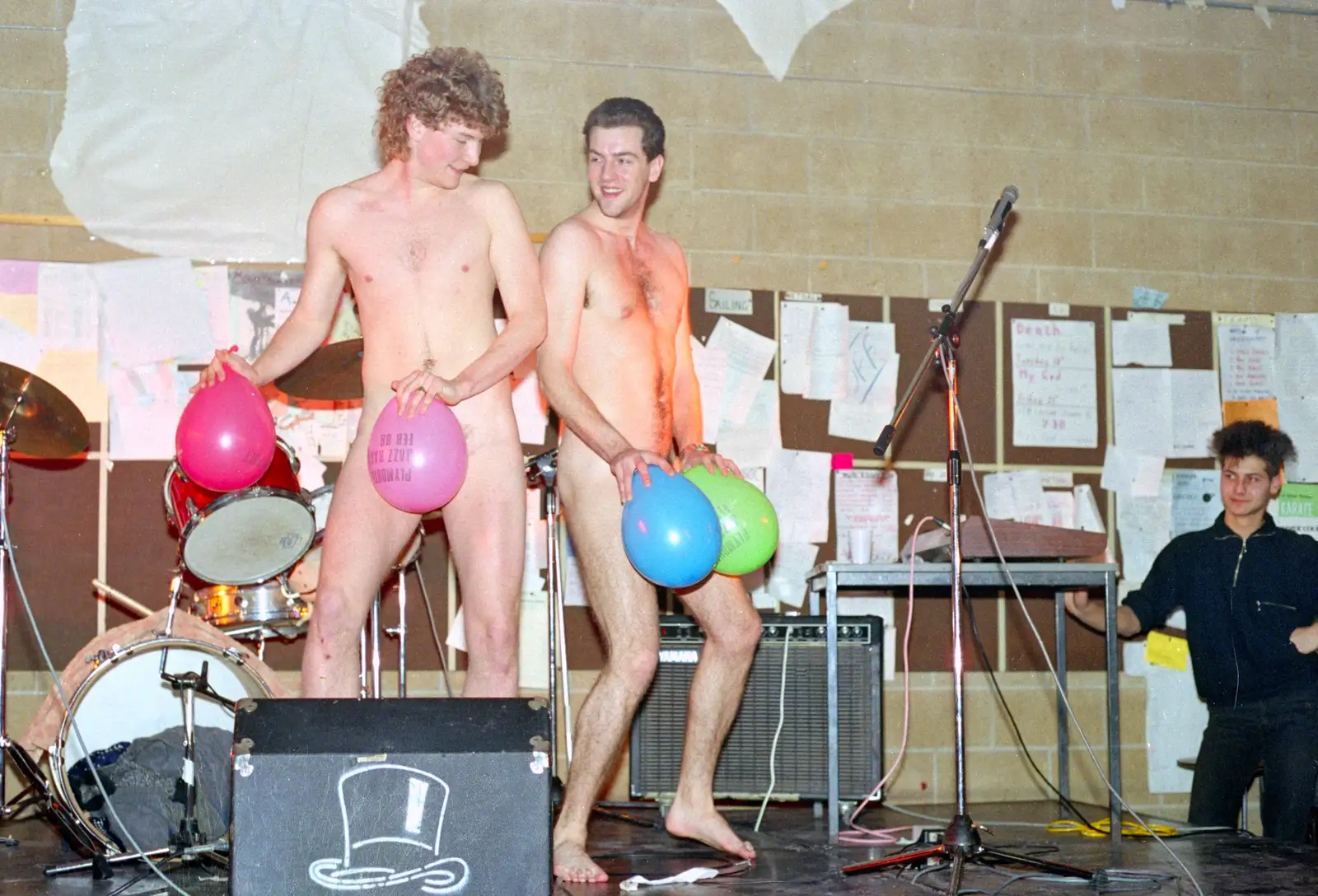 The balloon dance gets risqué, from Uni: The PPSU "Jazz" RAG Review and Charity Auction, Plymouth, Devon - 10th February 1986