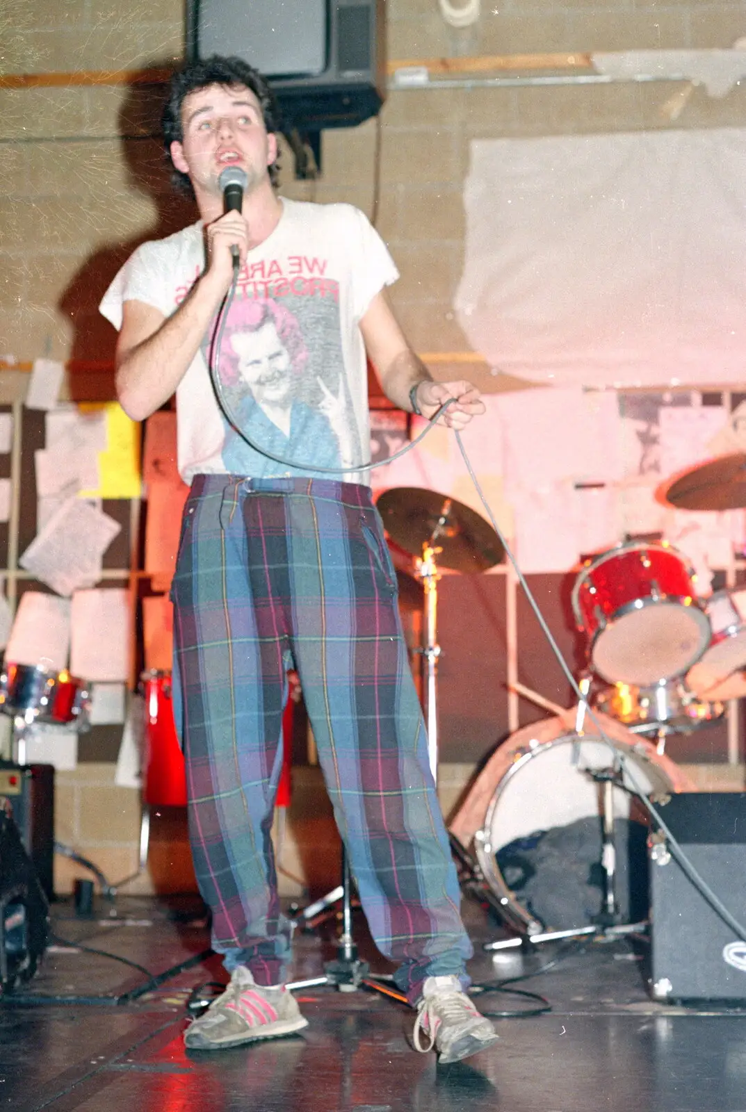 Ian Dunwoody does a turn, from Uni: The PPSU "Jazz" RAG Review and Charity Auction, Plymouth, Devon - 10th February 1986