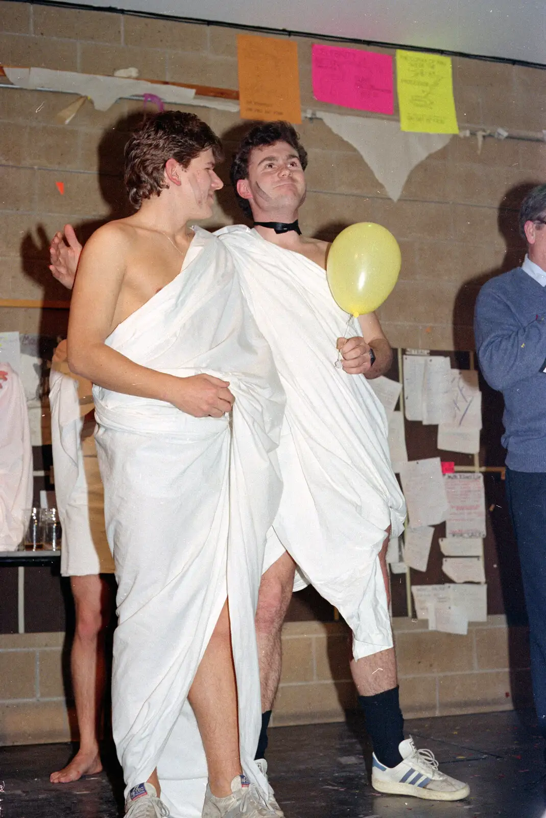 Martin again, from Uni: The PPSU "Jazz" RAG Review and Charity Auction, Plymouth, Devon - 10th February 1986