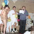 Martin's in a toga now, Uni: The PPSU "Jazz" RAG Review and Charity Auction, Plymouth, Devon - 10th February 1986