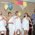 SU execs in togas, Uni: The PPSU "Jazz" RAG Review and Charity Auction, Plymouth, Devon - 10th February 1986