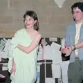 Karen Wilkins gets some applause, Uni: The PPSU "Jazz" RAG Review and Charity Auction, Plymouth, Devon - 10th February 1986