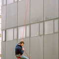 Another abseiler, Uni: RAG Week Abseil, Hitch Hike, and Beaumont Street Life Plymouth, Devon - 13th February 1986