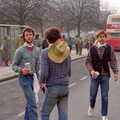 Some cowboys on Royal Parade, Uni: PPSU "Jazz" RAG Street Parade, Plymouth, Devon - 17th February 1986