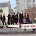 The Blues Brothers by the Coburg Street Villas, Uni: PPSU "Jazz" RAG Street Parade, Plymouth, Devon - 17th February 1986