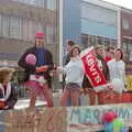 Maritime Halls of Residence float, Uni: PPSU "Jazz" RAG Street Parade, Plymouth, Devon - 17th February 1986