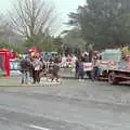 Floats assembled somewhere up Weston Park Road in Peverell, Uni: PPSU "Jazz" RAG Street Parade, Plymouth, Devon - 17th February 1986