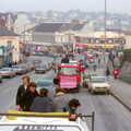 A good view of the top of Mutley Plain, Uni: PPSU "Jazz" RAG Street Parade, Plymouth, Devon - 17th February 1986