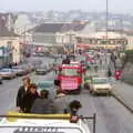 A good view of the top of Mutley Plain, Uni: PPSU "Jazz" RAG Street Parade, Plymouth, Devon - 17th February 1986